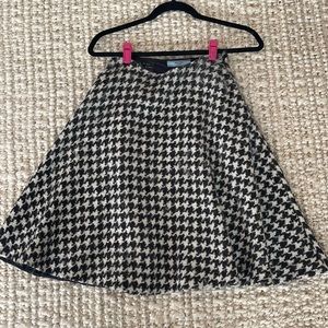 Prada Houndstooth Skirt